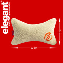 Elegant Comfy Velvet Cushion & Neck Rest Car Pillow CU12
