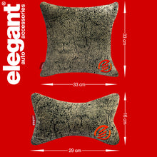 Elegant Comfy Velvet Cushion & Neck Rest Car Pillow CU13