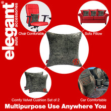 Elegant Comfy Velvet Cushion & Neck Rest Car Pillow CU13