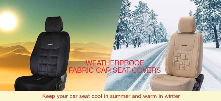 elegant weatherproof fabric car seat covers